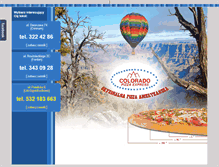 Tablet Screenshot of coloradopizzaexpress.pl